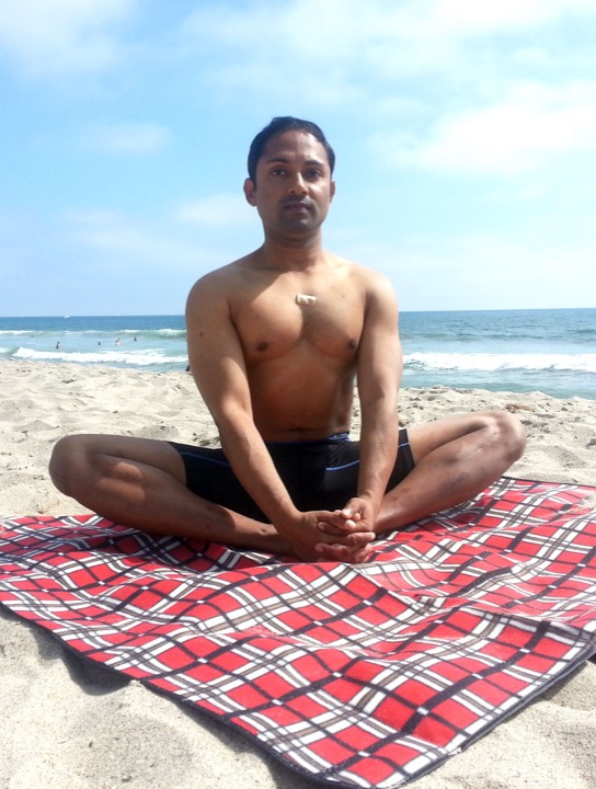 Koushik, yoga instructor